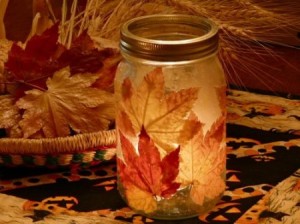 fall-leaf-decopage-candle-holder-mason-jar-e1315764228444